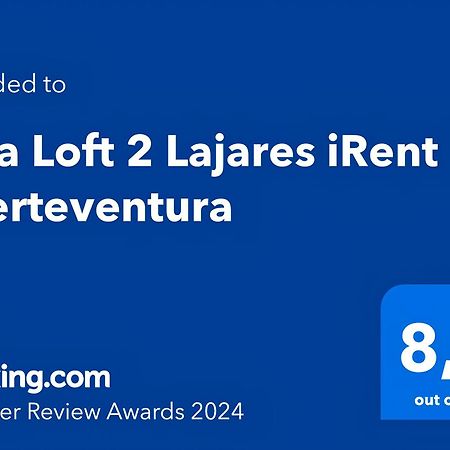 Appartement Lola Loft 2 Lajares Irent Fuerteventura à La Oliva Extérieur photo